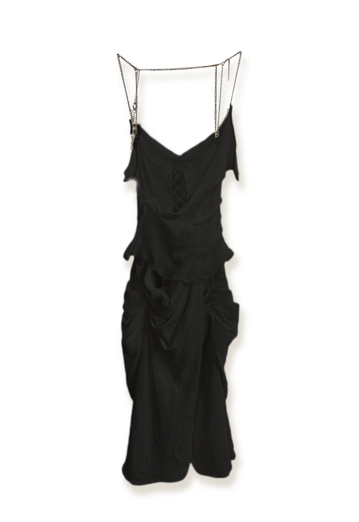 bound by chains sleeveless dress