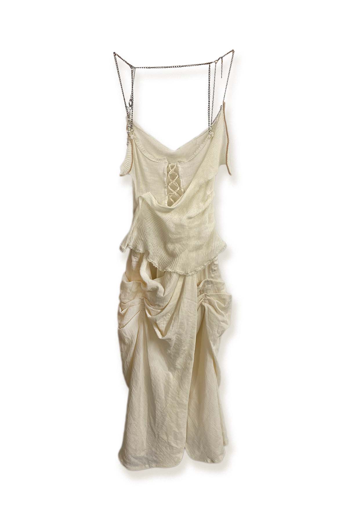 bound by chains sleeveless dress