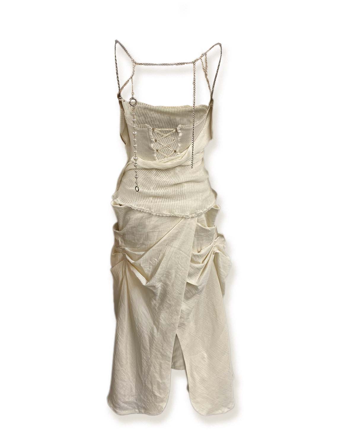 bound by chains sleeveless dress