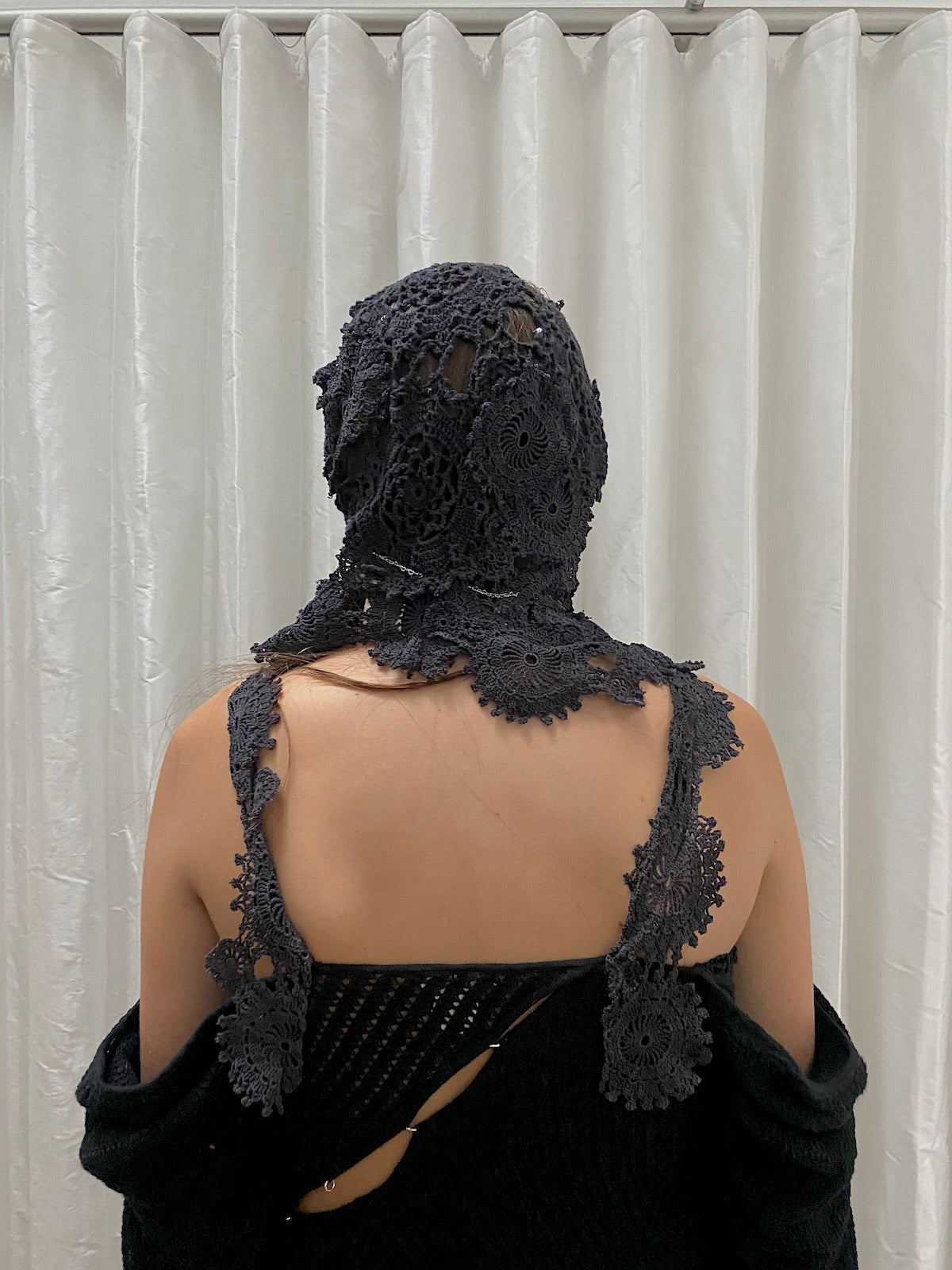 Crochet Lace Balaclava