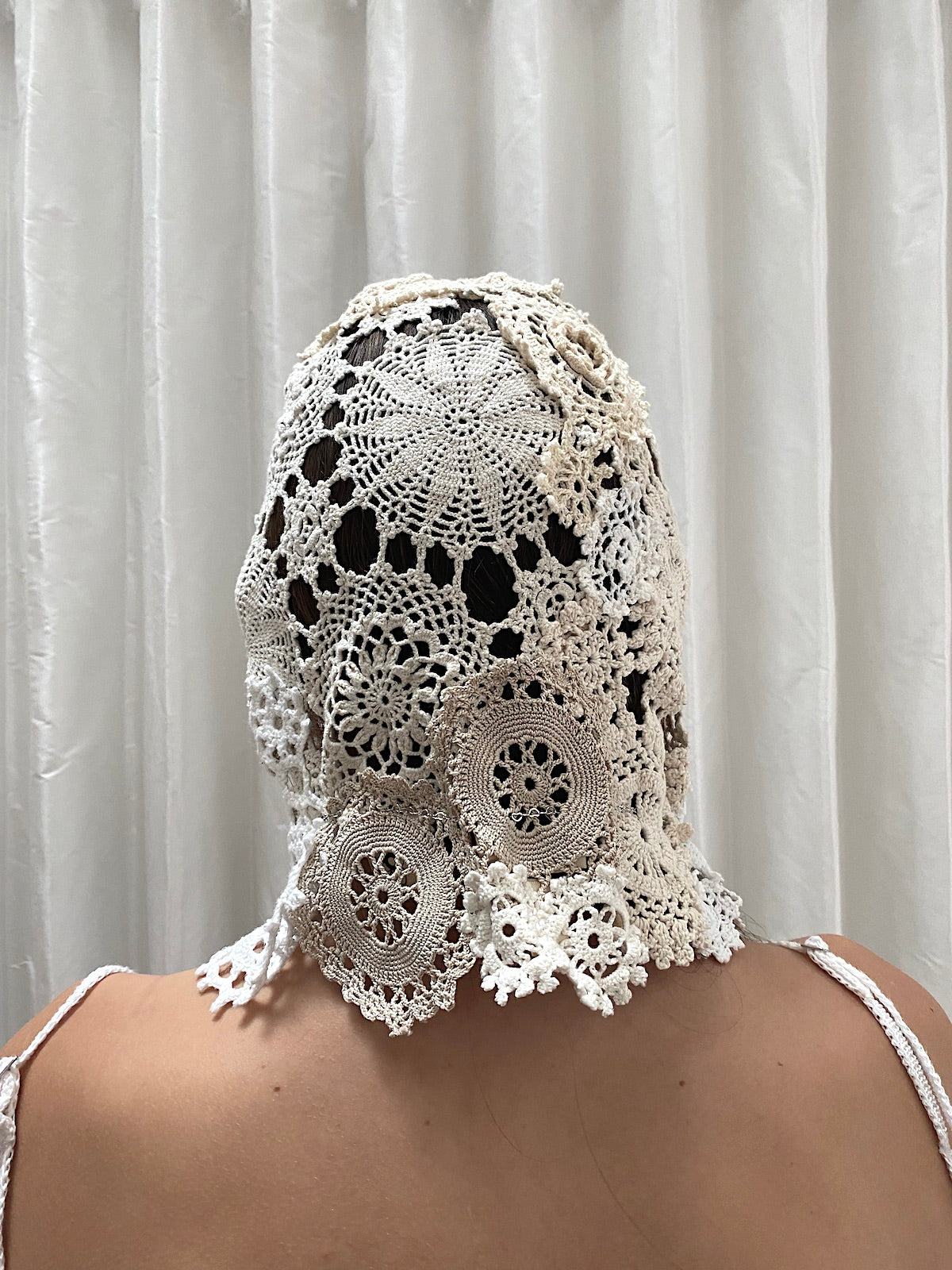 Crochet Lace Balaclava